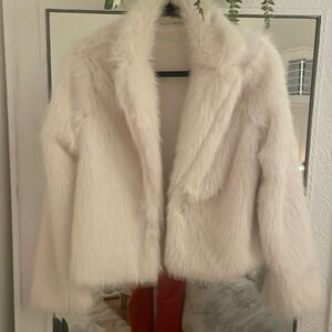 Soft faux fur jacket